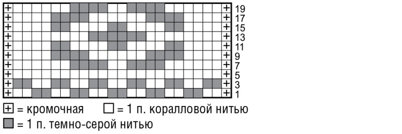 Митенки и шарф с карманами