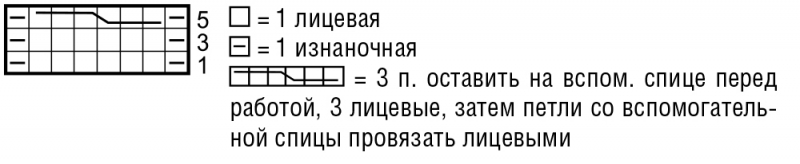 Разноцветный мужской джемер с «косой»