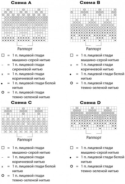 Серый свитер с жаккардовой кокеткой